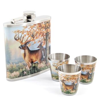 Ploskačka, štamperlíky - Darčeková sada- HT5090- Jeleň