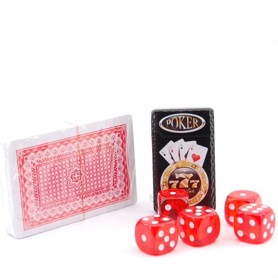 33876 gentelo zapalovac karty kocky darcekovy set 4 8321 poker