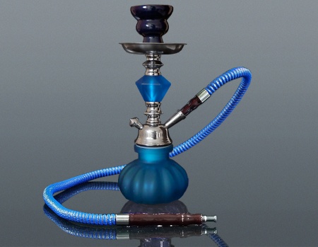HOOKAH Vodná fajka 27 cm- modrá 5348 1 HOOKAH Vodná fajka 27 cm- modrá 5348