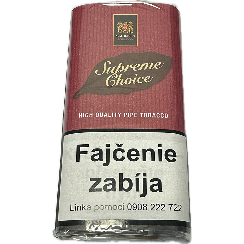 MAC BAREN - FAJKOVÝ TABAK MAC BAREN SUPREME CHOICE 40G 1 MAC BAREN - FAJKOVÝ TABAK MAC BAREN SUPREME CHOICE 40G