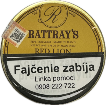 RATTRAYS - Fajkový tabak RATTRAYS Red lion 50g