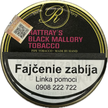 RATTRAYS - Fajkový tabak RATTRAYS Black Mallory Tobacco 50g