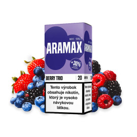 ARAMAX SALT Berry Trio e-liquid 10 ml nikotin 20mg/ml