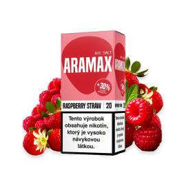 ARAMAX SALT Raspberry Strawberry e-liquid 10 ml nikotin 20mg/ml