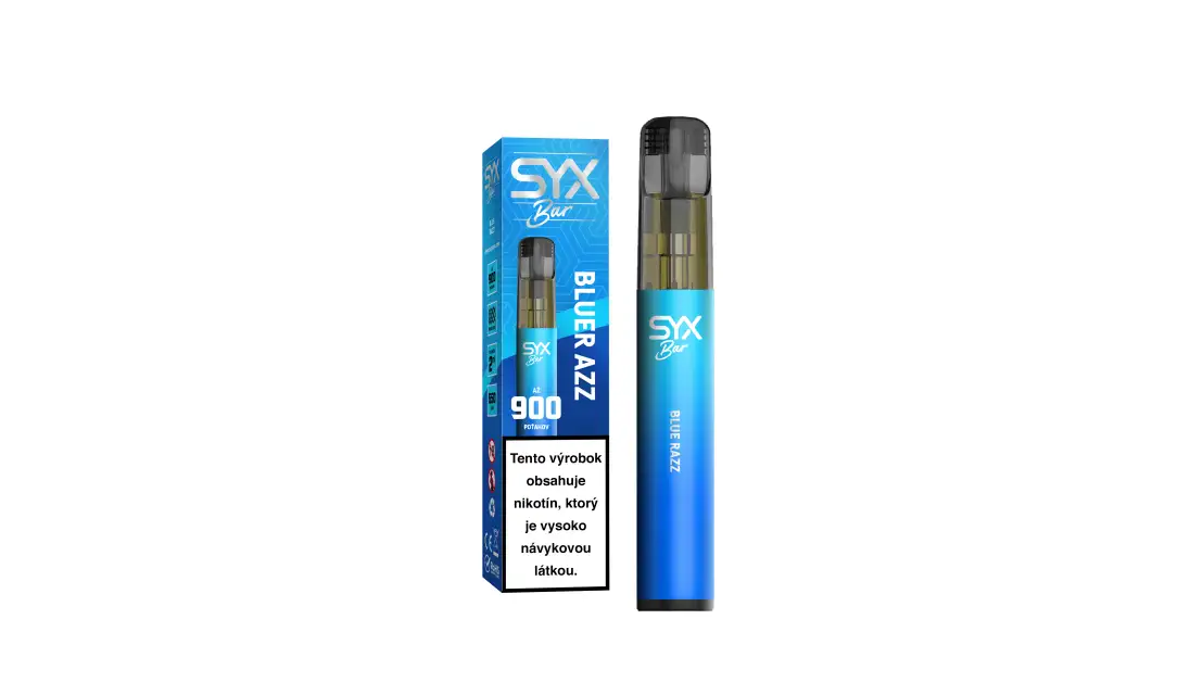 SYX BAR - Bluerazz 20mg/ml 900 potiahnutí 1 SYX BAR - Bluerazz 20mg/ml 900 potiahnutí