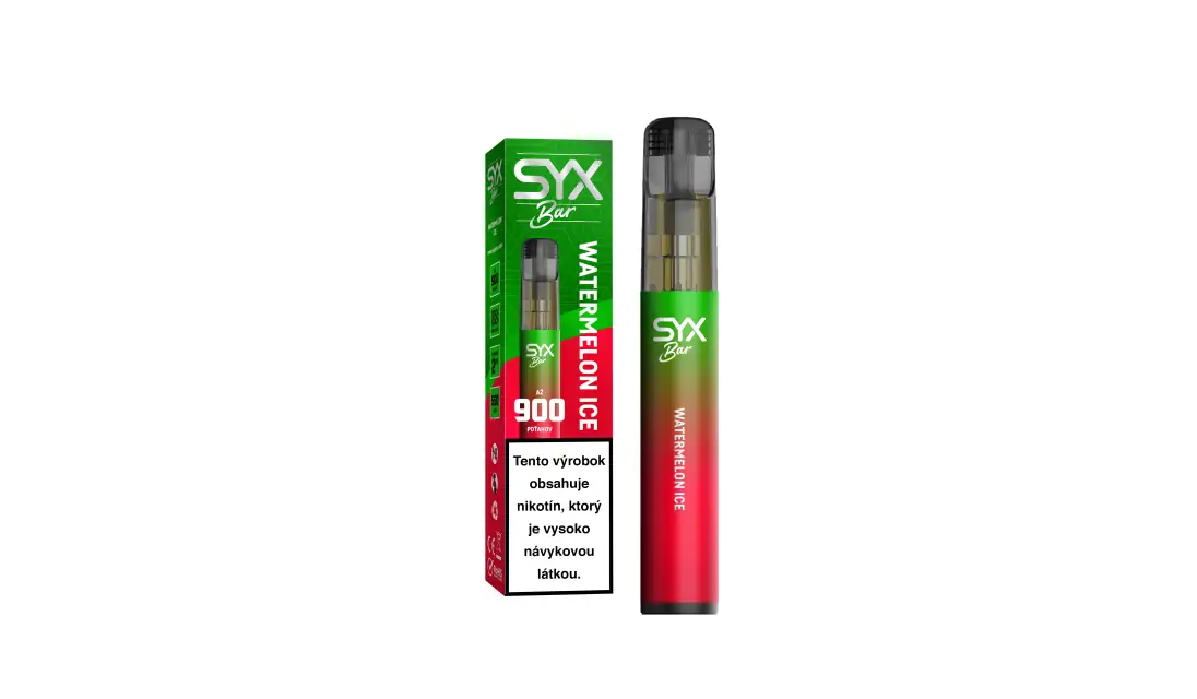 SYX BAR - Watermelon Ice 20mg/ml 900 potiahnutí 1 SYX BAR - Watermelon Ice 20mg/ml 900 potiahnutí