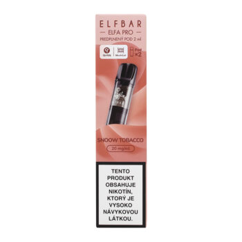 ElfBar ELFA Pods cartridge 2Pack SNOW TOBACCO 20mg