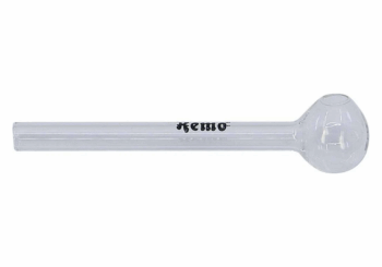 Sklenená fajka na dab - oil pipe-bezfarebná REMO 1ks 10cm