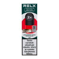 RELX pod náhradný Pro 2 cartridge Strawberry Burst náplň 18mg  2ml 2ks