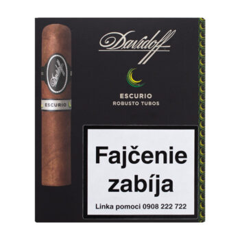 CIGARY DAVIDOFF ESCURIO ROBUSTO TUBOS 1bal/4KS 12,6G cena za ks