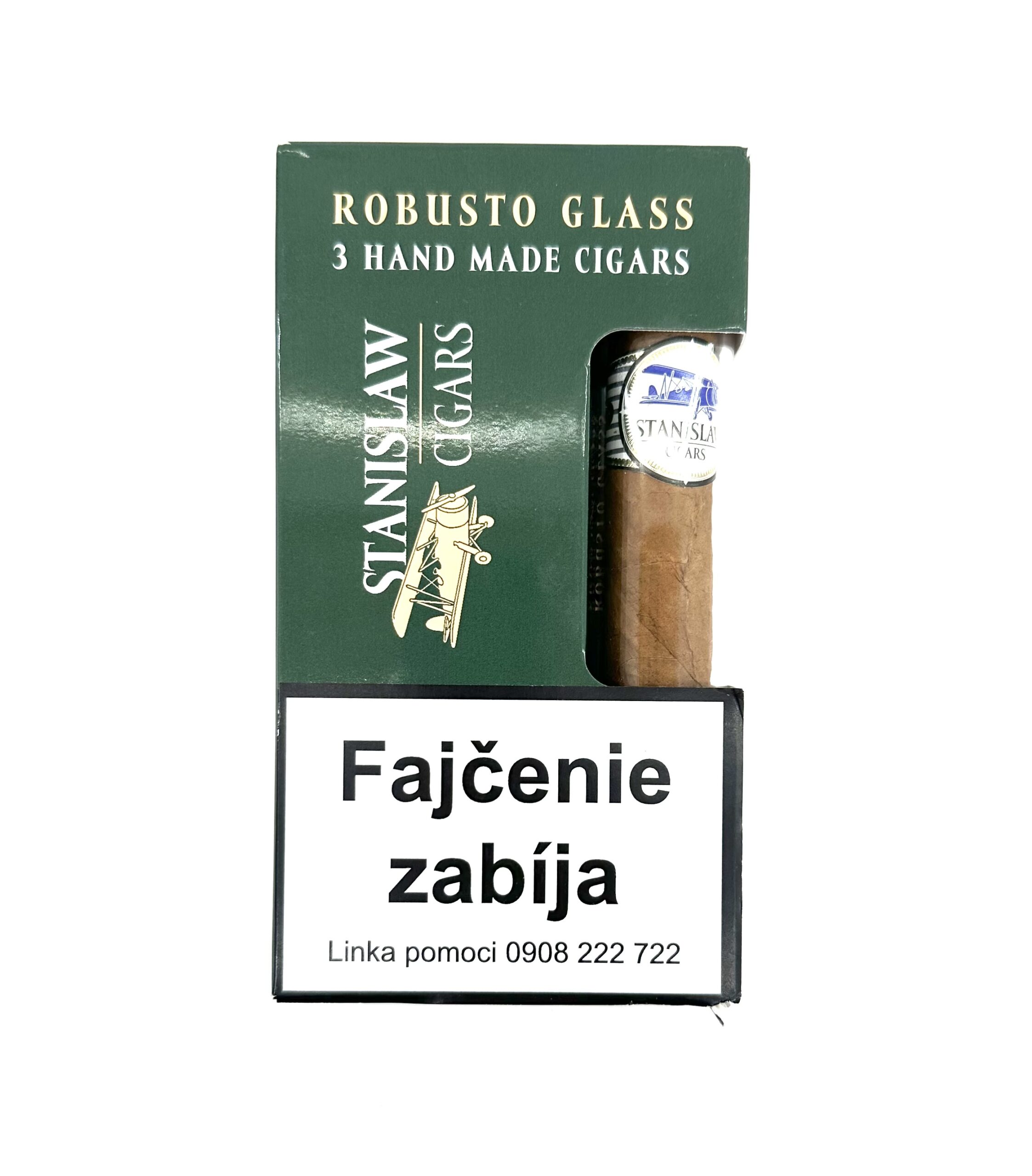 STANISLAW ROBUSTO GLASS 1bal. Cigary 3ks 1 STANISLAW ROBUSTO GLASS 1bal. Cigary 3ks