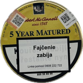 Robert McCONNELL 5 Year Matured Virginia - fajkový tabak 50g